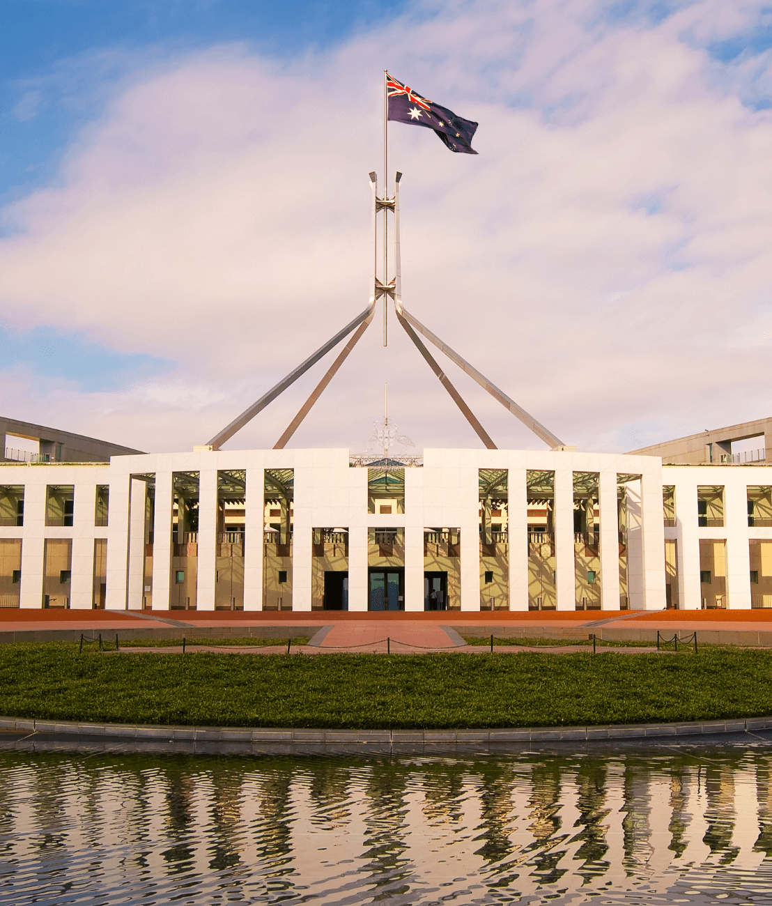 Parliament House, representing Aussie Web Fix's Canberra customer base