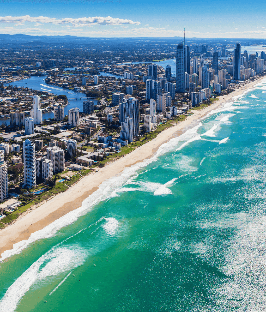 Queensland Foreshore, representing Aussie Web Fix's Queensland customer base